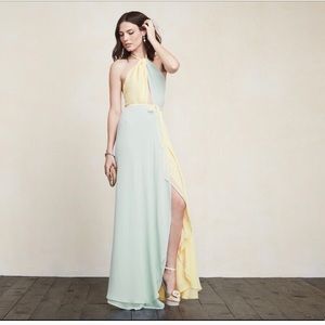 Reformation two tone gown SOLD